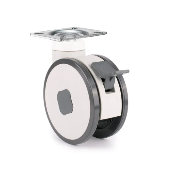 caster-150-AL150WPL چرخ بیمارستانی 150 کفی ترمزدار - Image 1