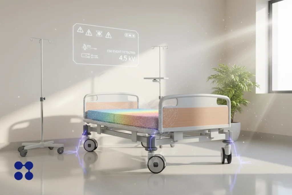 چرخ بیمارستانی رسانا چیست؟! مفهوم خاصیت الکترو استاتیک چرخ بیمارستانی رسانا چیست؟! مفهوم خاصیت الکترو استاتیک